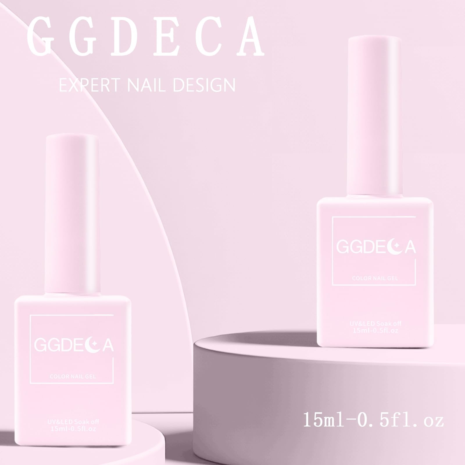GGDECA mantiene tono consistente en la botella para ver el color real.