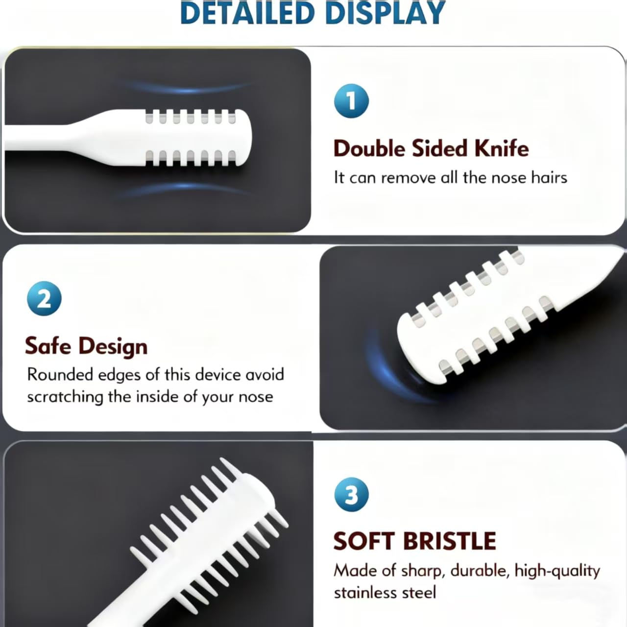 Materiales duraderos GGleerite: acero inoxidable y PP para resistencia y limpieza fácil.