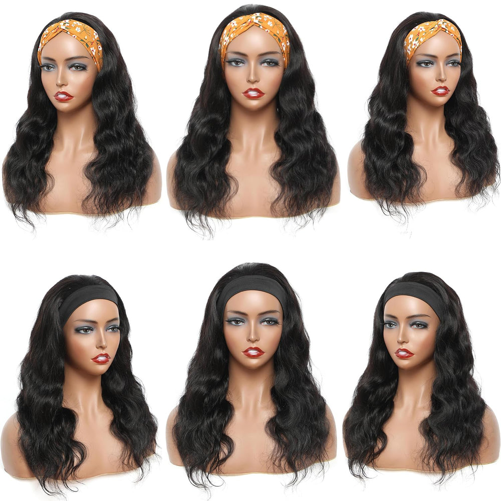 Cabello brasileño virgen de Ghaadd, ondulado, textura suave y aspecto natural.