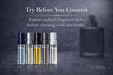GHBB kit de fragancias para regalo masculino elegante.