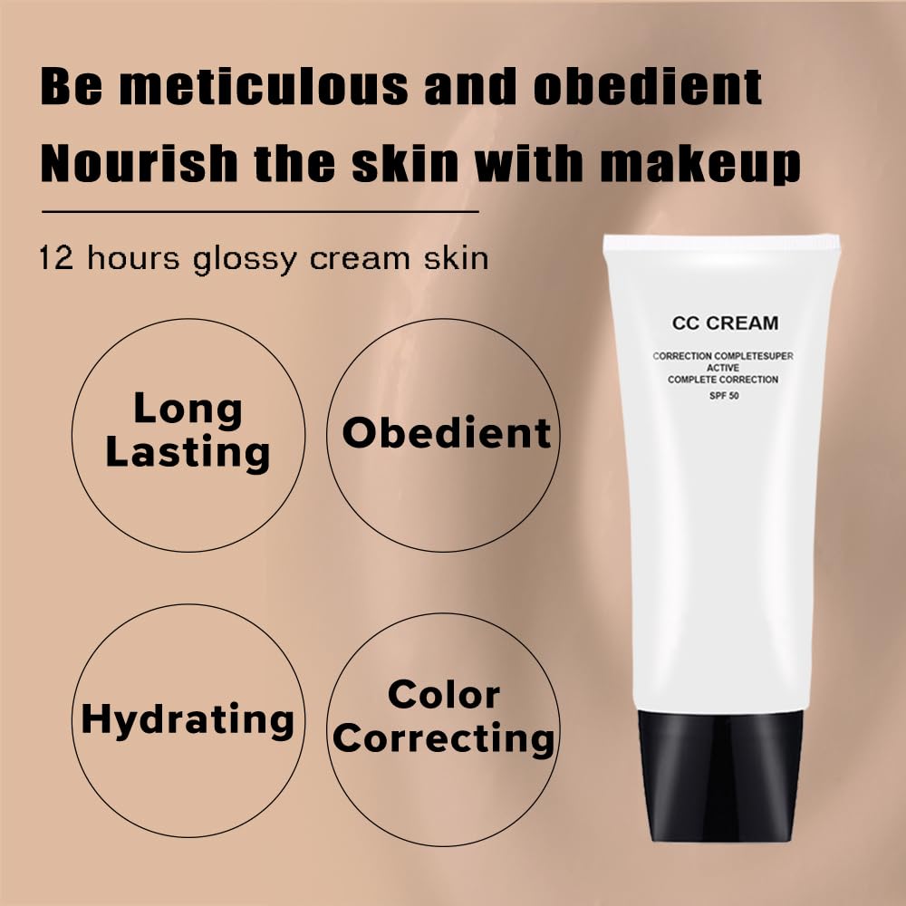 GHFCZOO CC Cream cobertura ajustable para imperfecciones