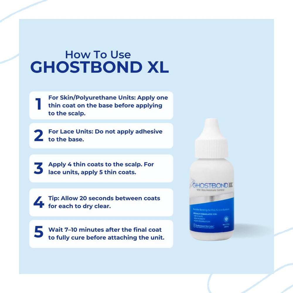 GhostBond XL adhesivo para mallas y encaje ofrece fijación estable y discreta.