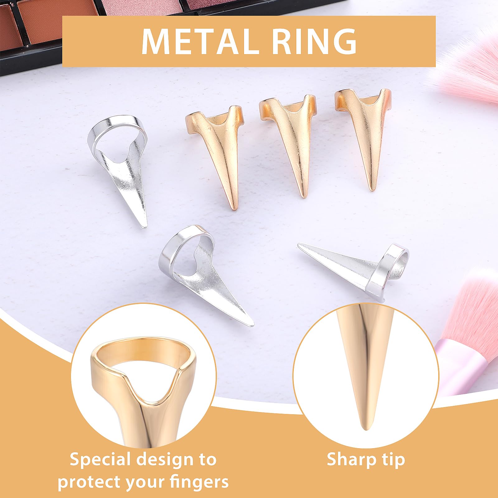 Giantree: anillo seccionado para cabello dorado, uso doméstico y salón.