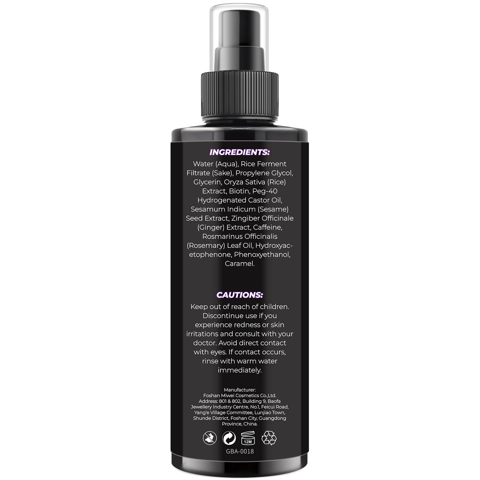 Fragancia de romero de GIFBEA para aromaterapia suave