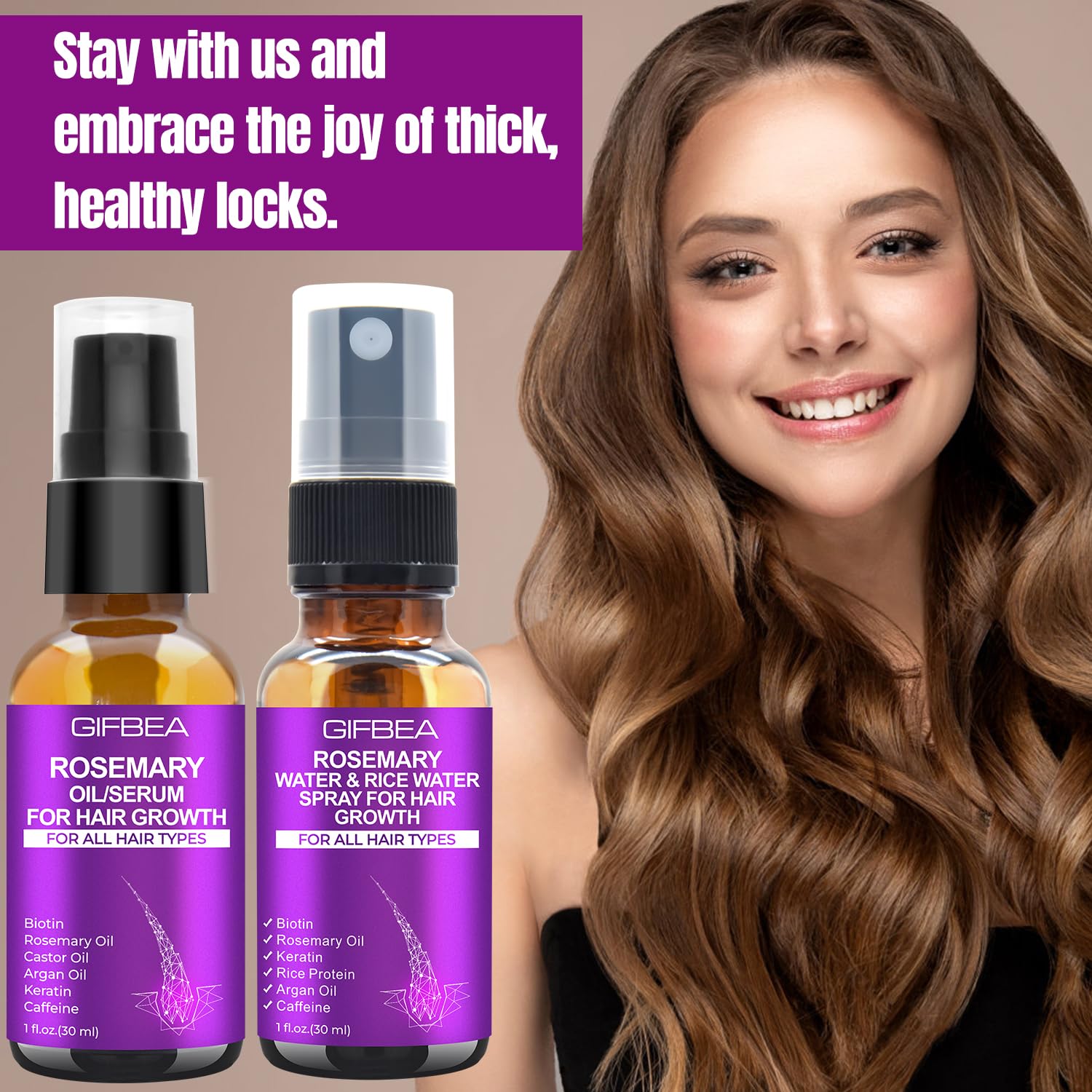 GIFBEA kit de cuidado capilar para mujeres y hombres