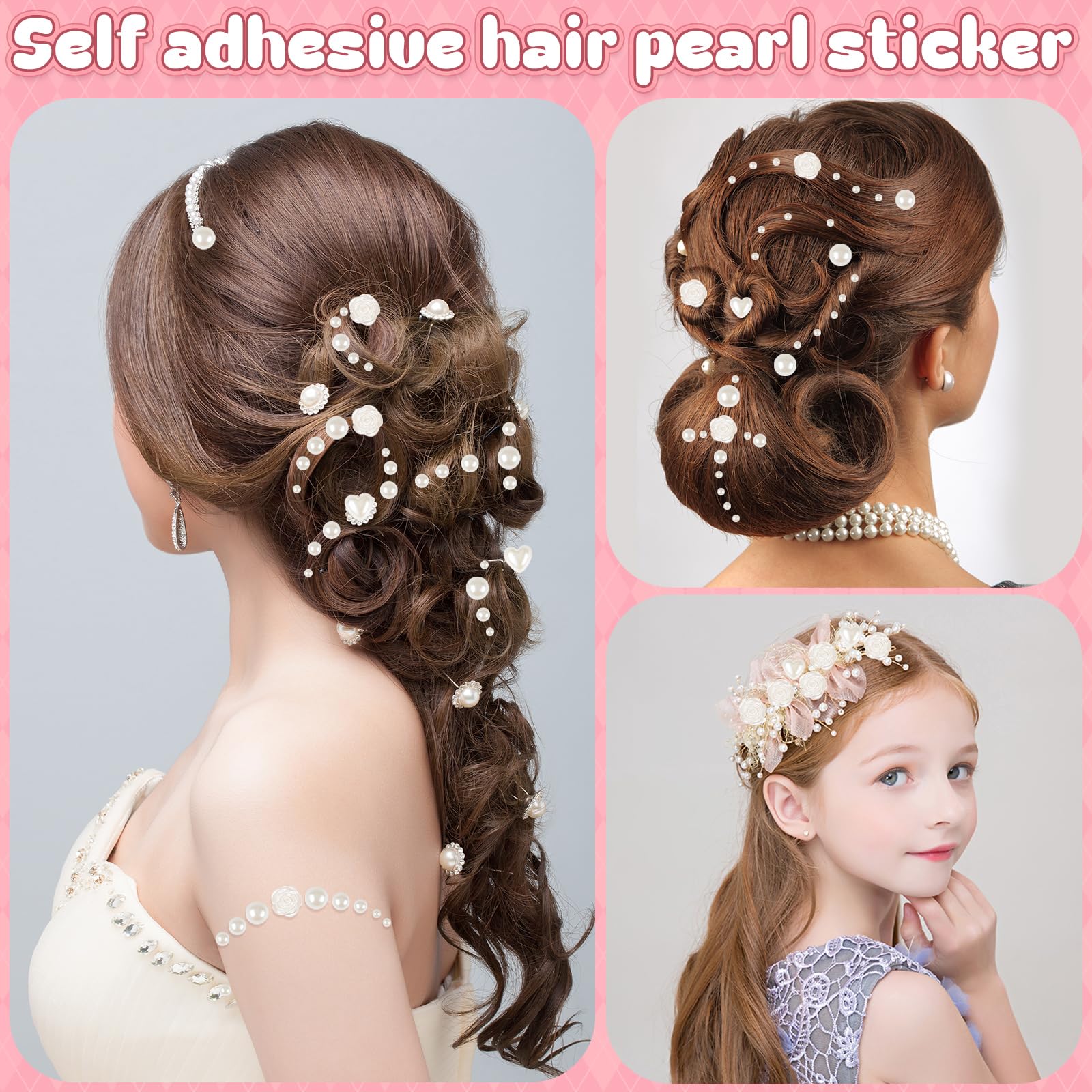 GIFOHAPY perlas autoadhesivas 10mm para maquillaje temporal destacado