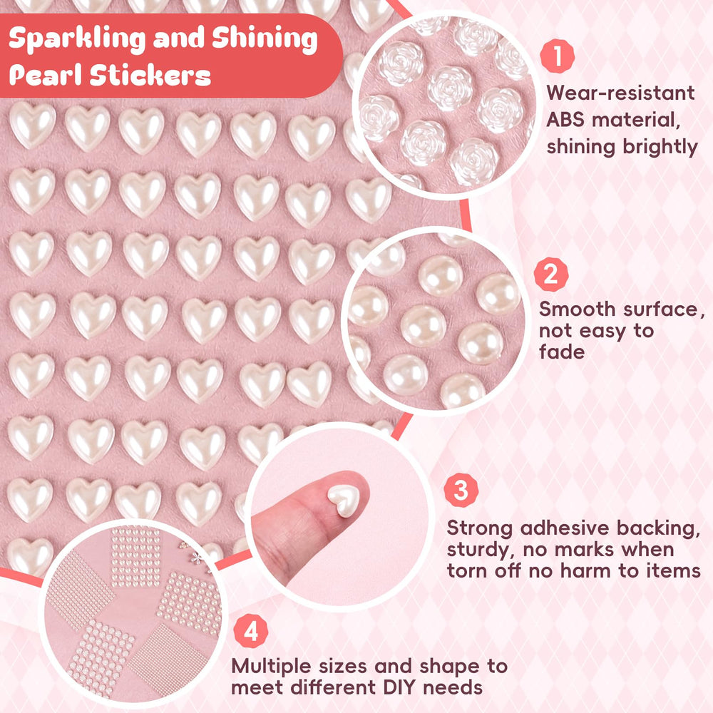 GIFOHAPY perlas autoadhesivas 5mm para scrapbooking y tarjetas
