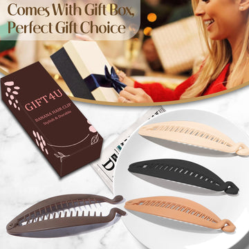 Gift4U pinza banana grande mecanismo de resorte firme.