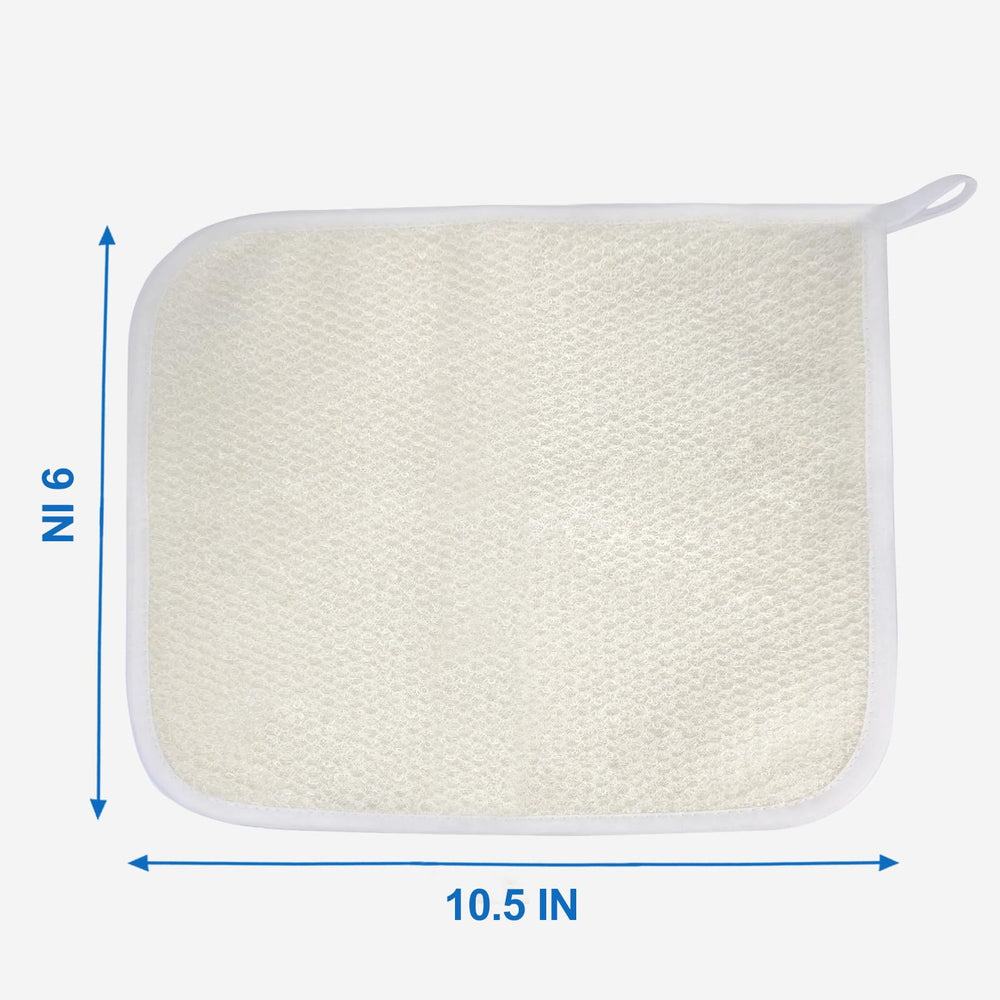 GigaGround estropajo exfoliante ideal para uso diario y viajes.