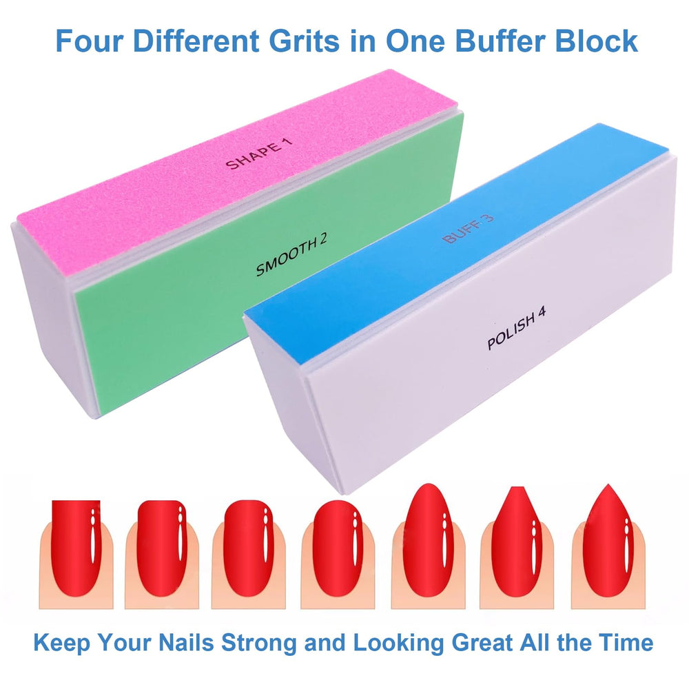 GigaGround bloque pulido superior para brillo duradero en uñas.