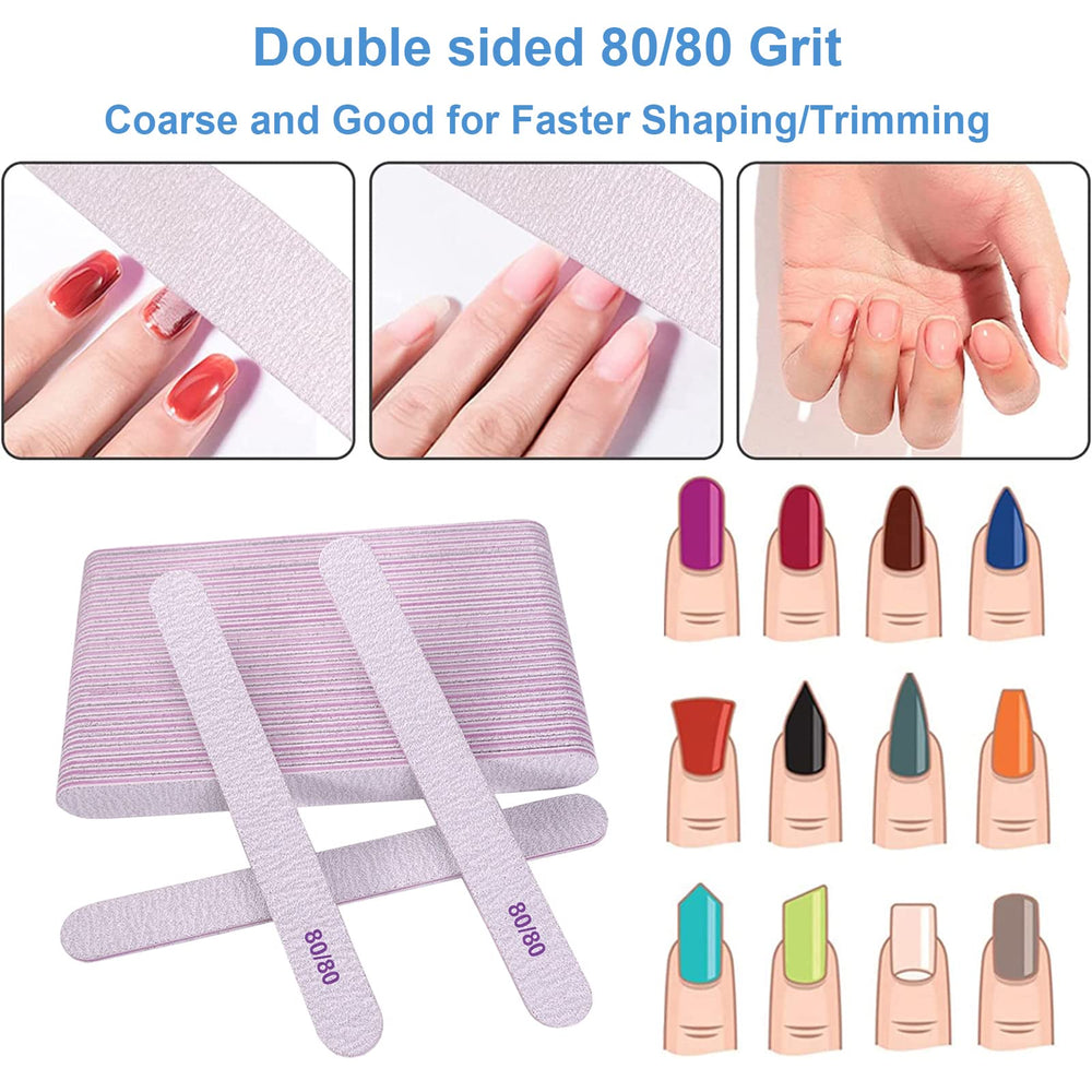 Lima emery de GigaGround para uñas acrílicas y gel, duradera