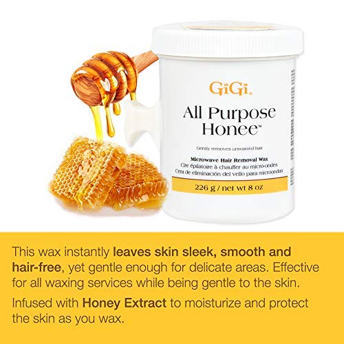 GIGI cera suave facial y corporal para piel suave y duradera.