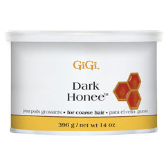 GIGI Dark Honee Soft Wax, envase de 14 onzas para depilación suave