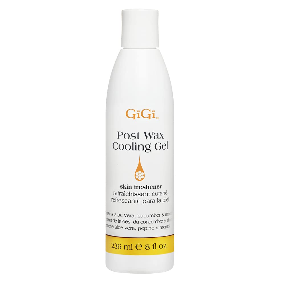 Gel enfriante post-epilación de GIGI en botella para alivio suave de la piel