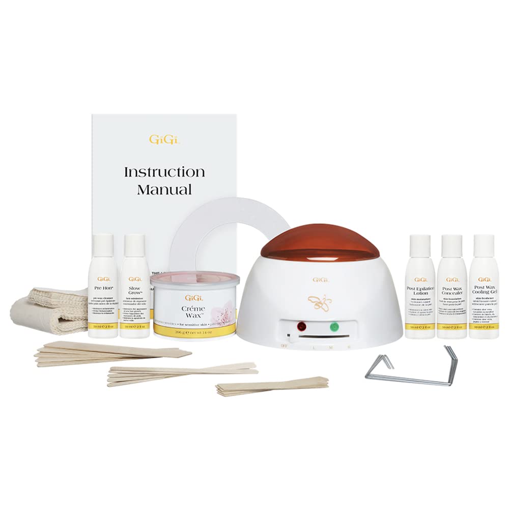 GiGi Mini Pro kit depilación facial, aplicación suave para piel delicada