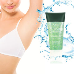 Aplicación fácil del gel GIGI No Bump en rostro y cuerpo