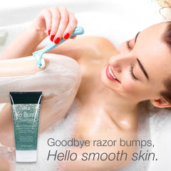 Textura cremosa del gel GIGI No Bump para piel suave