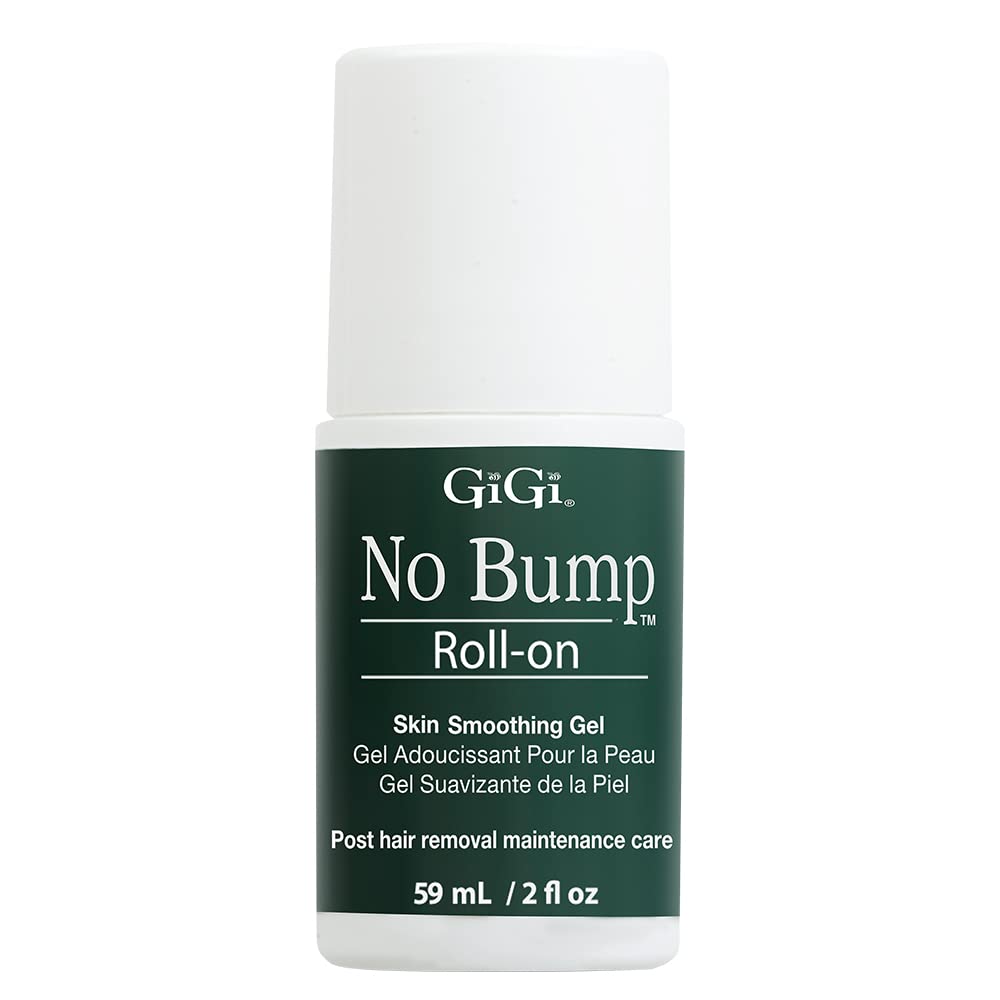 GIGI No Bump Roller Gel: aplicación suave para poros más limpios tras depilar.