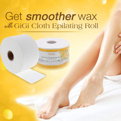 Tiras no tejidas GiGi para cera suave, ideales para uso facial y corporal.