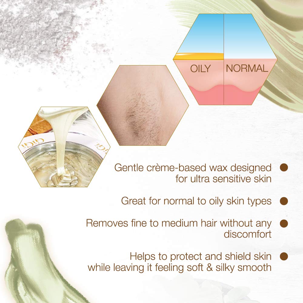 GIGI Zinc Oxide Ultra Sensible; hidratación que mantiene la piel suave tras depilar