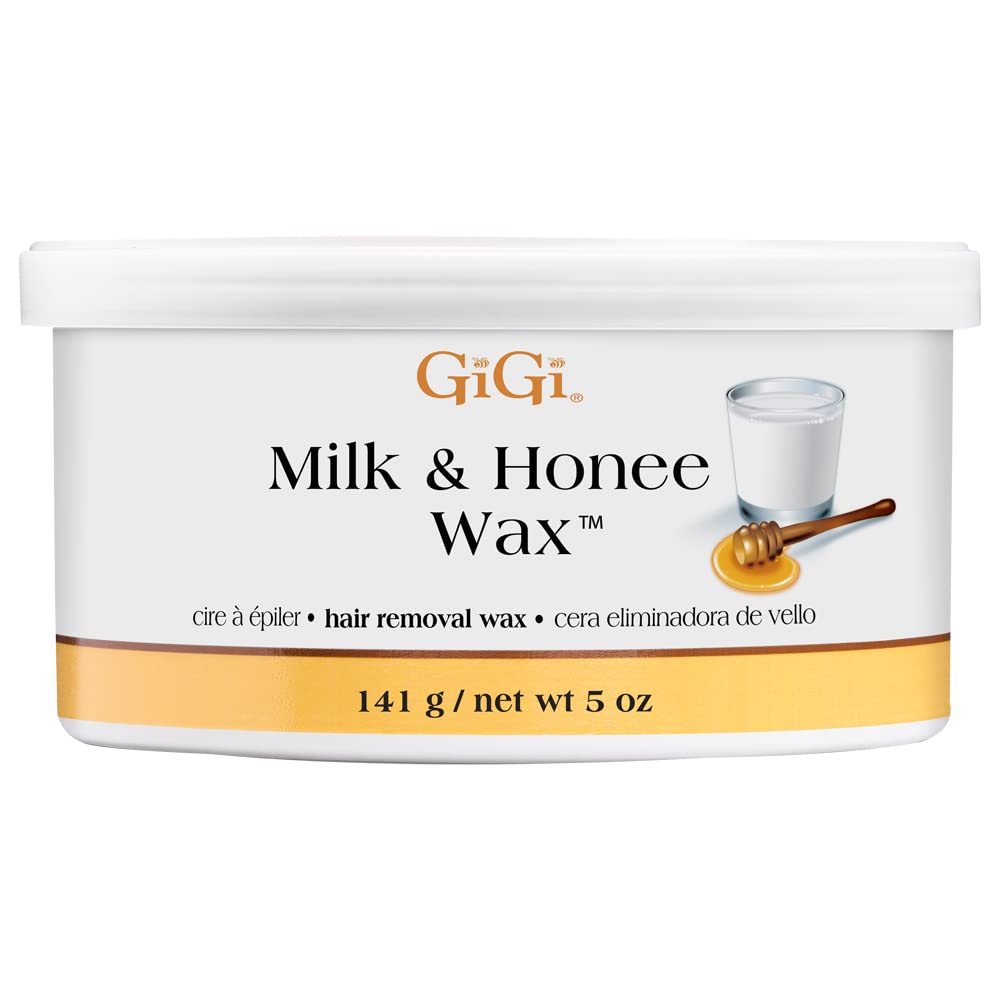GiGi Honee Wax en lata mini para depilación suave en rostro.