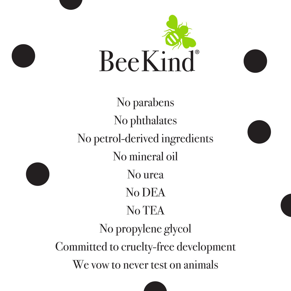 Gilchrist & Soames BeeKind, etiqueta sostenible que sugiere compromiso con el medio ambiente