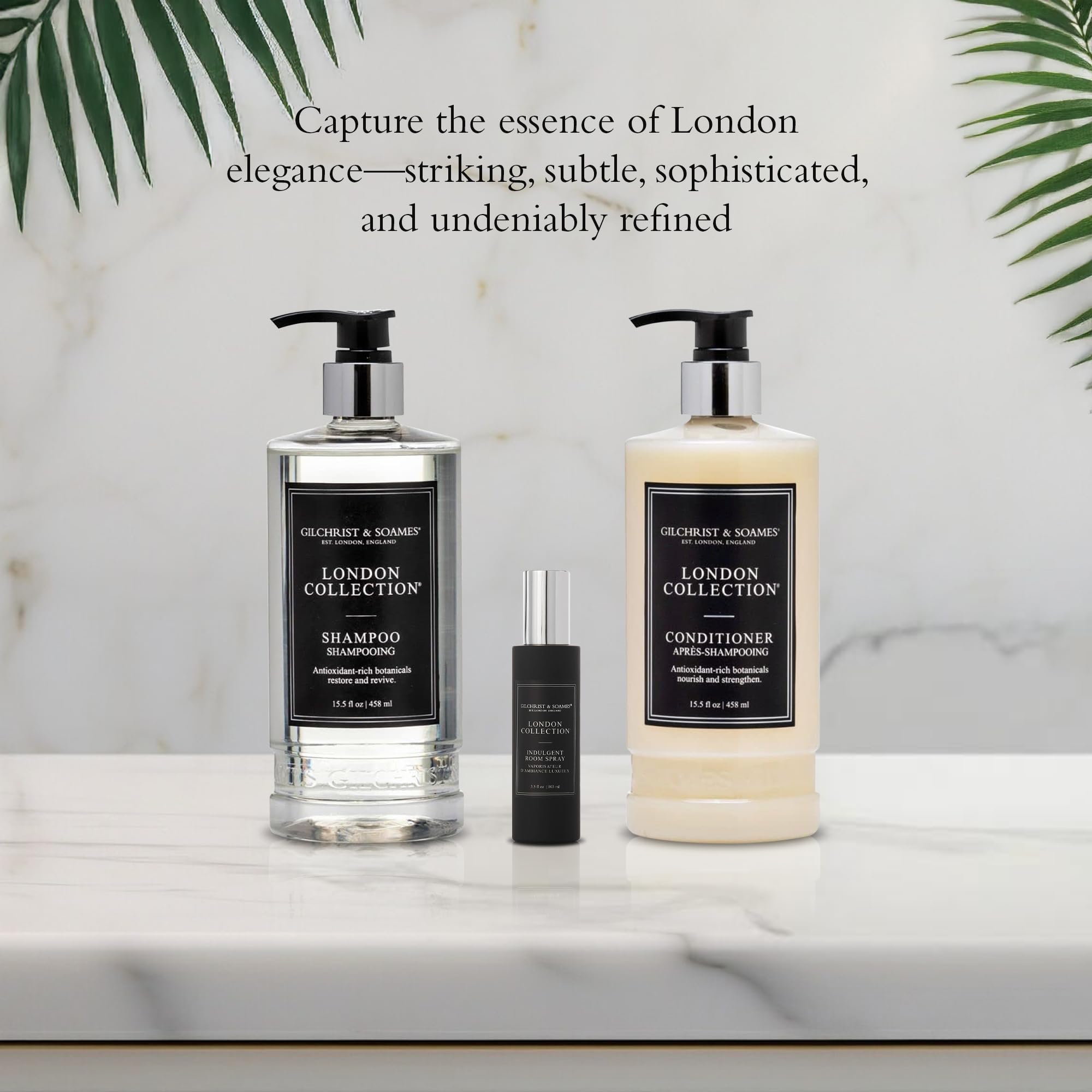 Gilchrist & Soames London Collection, presentación de 15,5 onzas para cuidado diario conveniente.