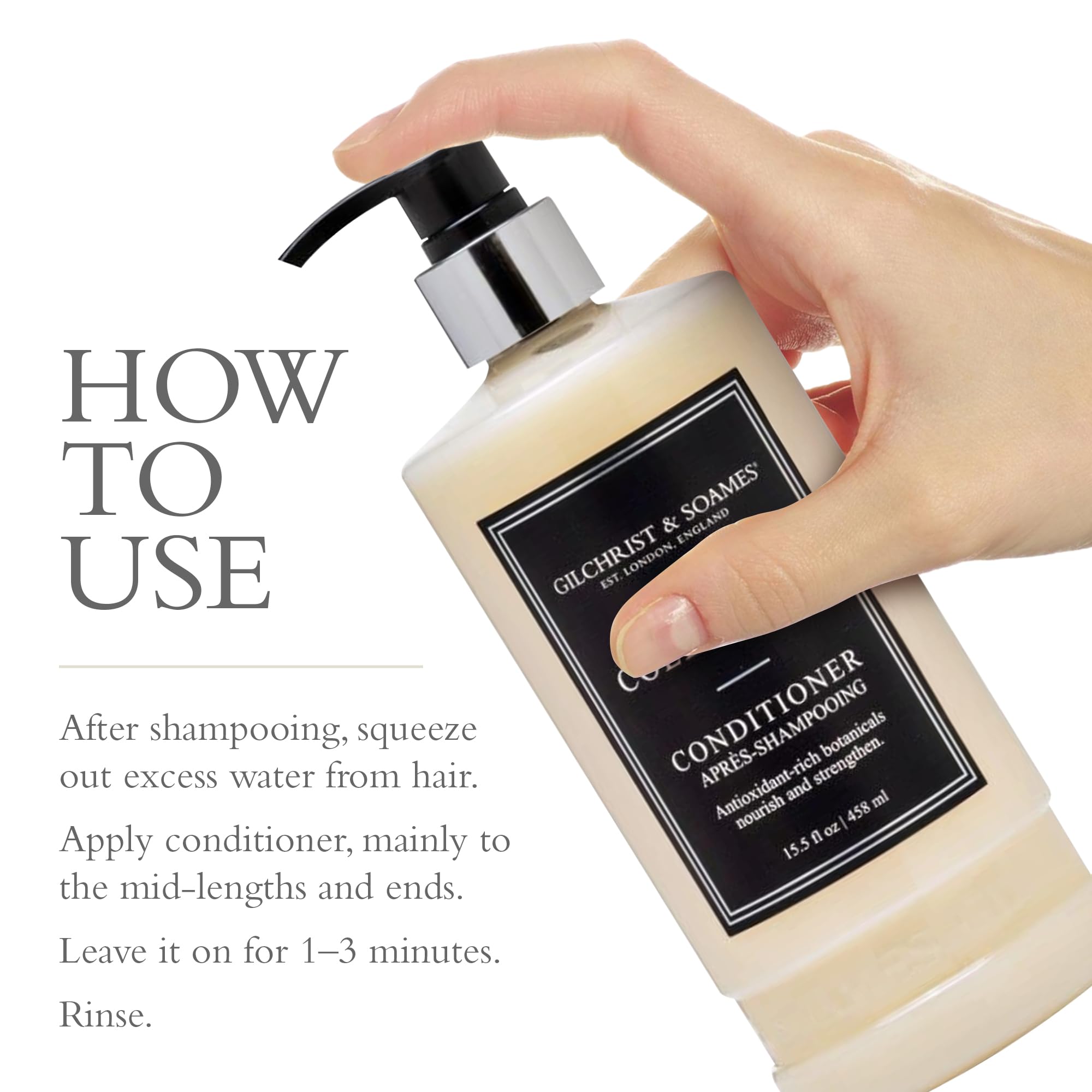 Gilchrist & Soames London Collection, notas de fragancia con mandarina, gardenia y ámbar.