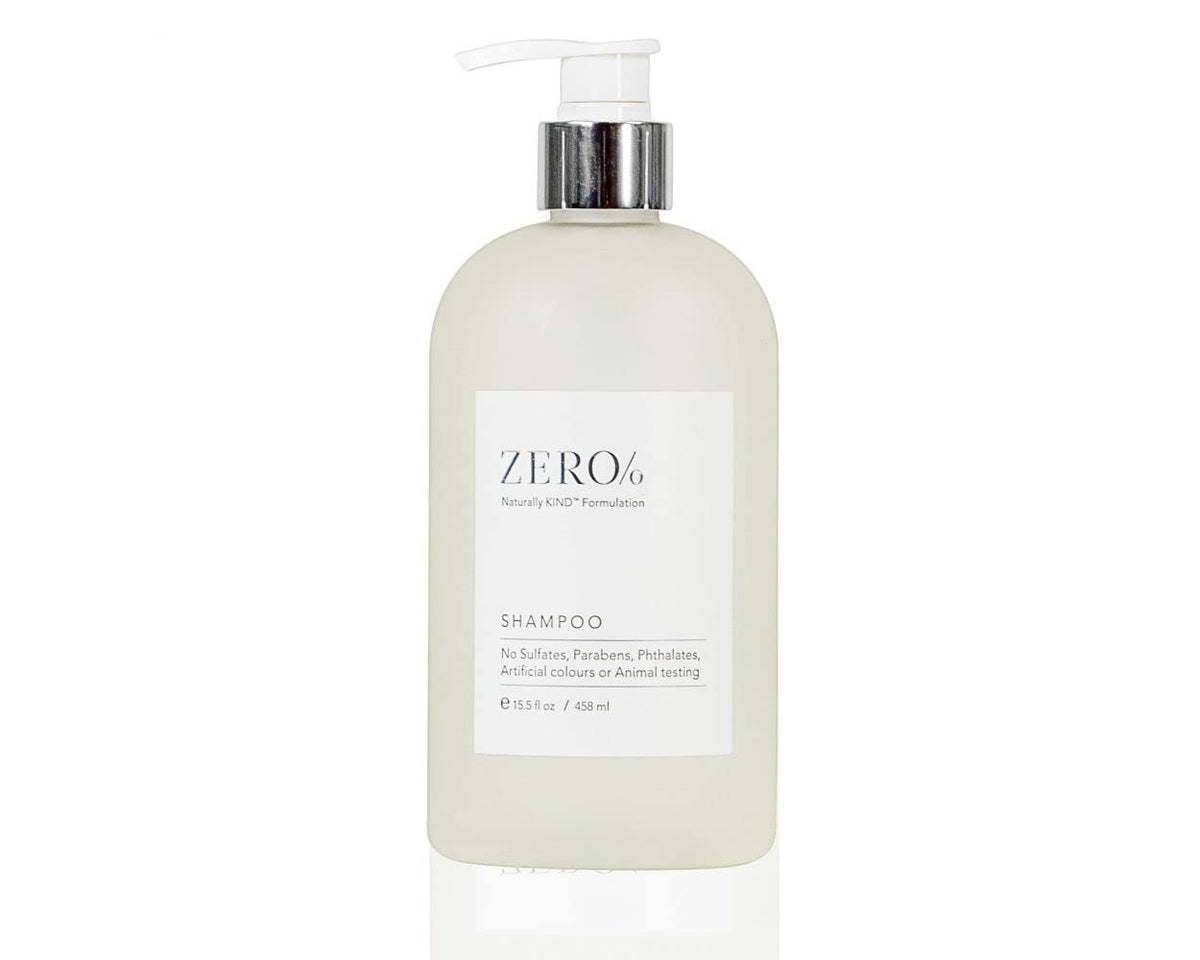 Gilchrist & Soames Zero% Shampoing - Bouteille élégante pour cheveux propres et frais.
