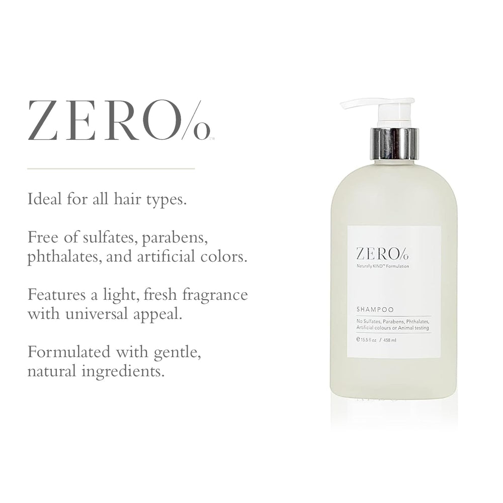 Gilchrist & Soames Zero% Shampoing - Mousse légère nettoyante pour cheveux.