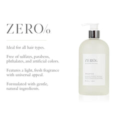 Gilchrist & Soames Zero% Shampoing - Mousse légère nettoyante pour cheveux.