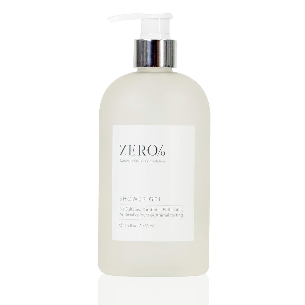 Gilchrist & Soames Zero% pour la bouteille; expérience douche douce et rafraîchissante.