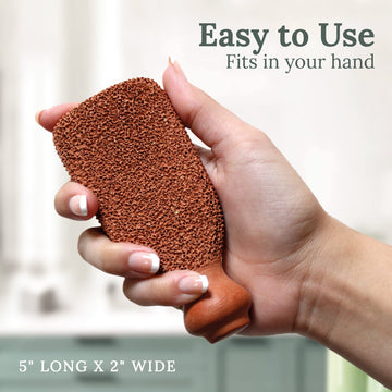 GILDEN TREE diseño ergonómico facilita una sujeción segura durante la exfoliación.