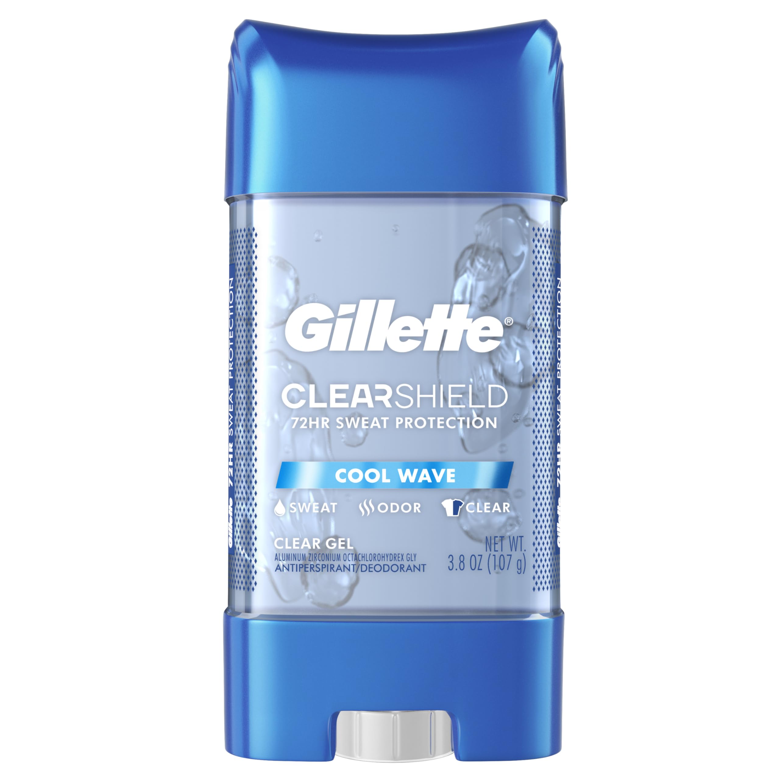 Gillette Advanced Clear Gel Cool Wave, paquete de cinco, ideal para uso diario