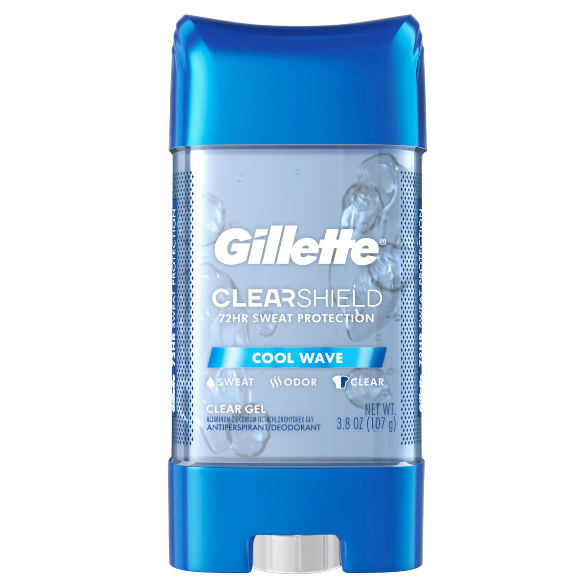 Gillette Advanced Clear Gel Cool Wave, paquete de cinco, ideal para uso diario