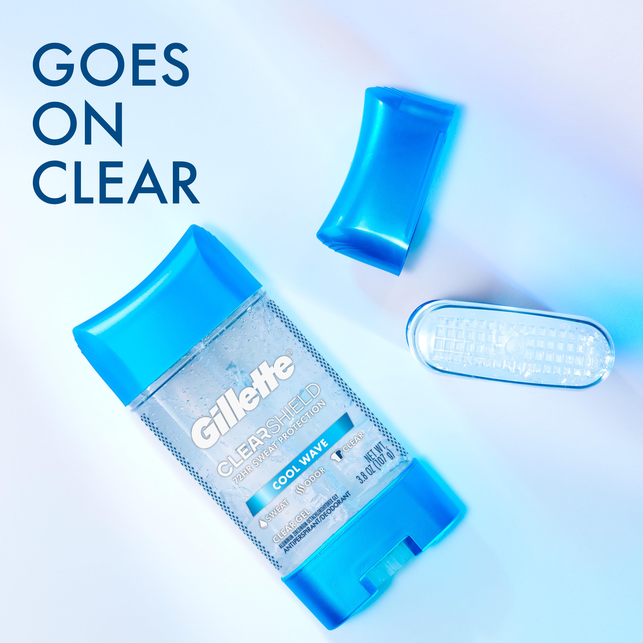Gillette Clear Gel Deporte: preparado para entrenos con control de olor.