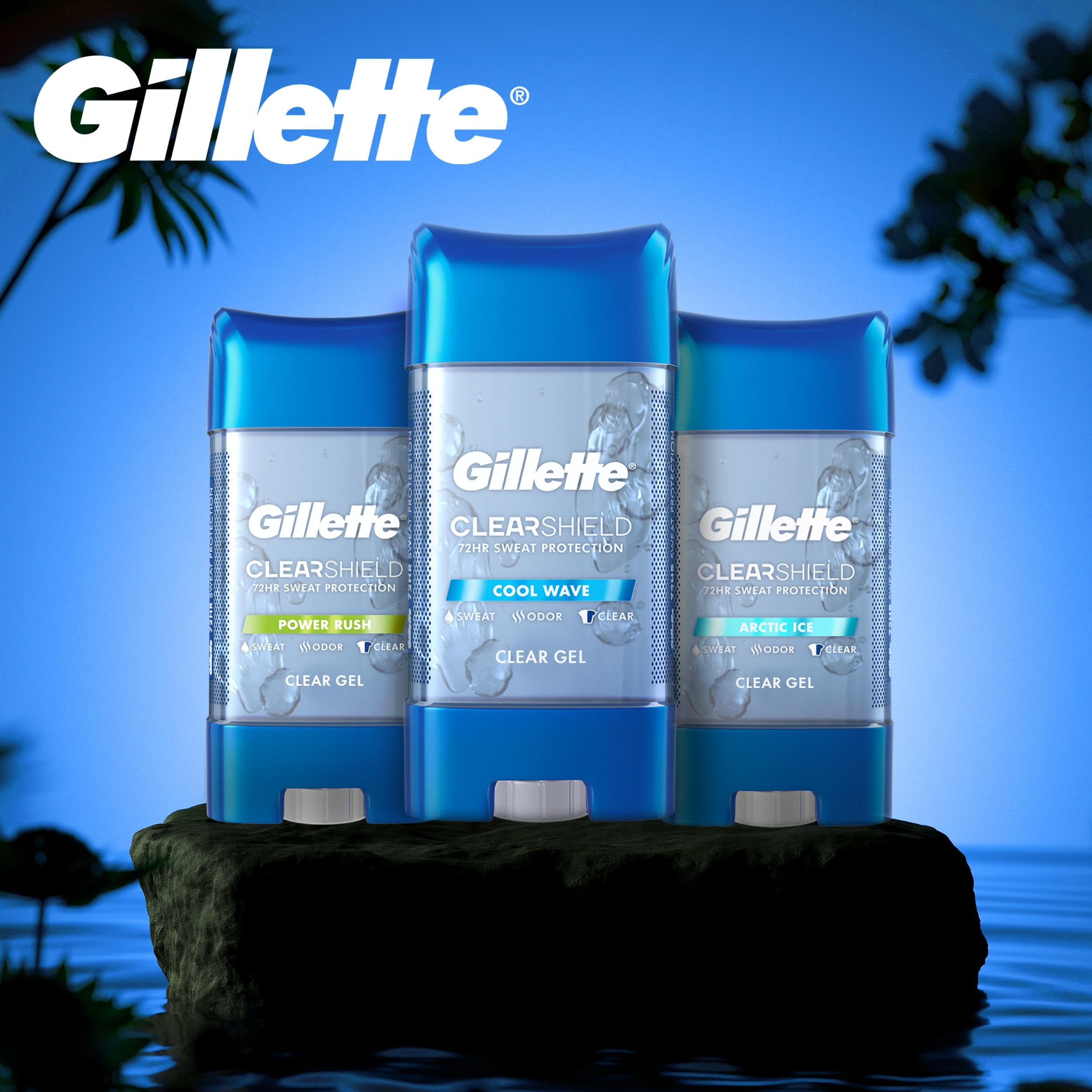 Gillette Clear Gel Ultra Comodidad: fórmula suave para piel sensible.