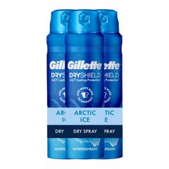 Gillette Déodorant spray Arctique Glace en flacon, protection durable.