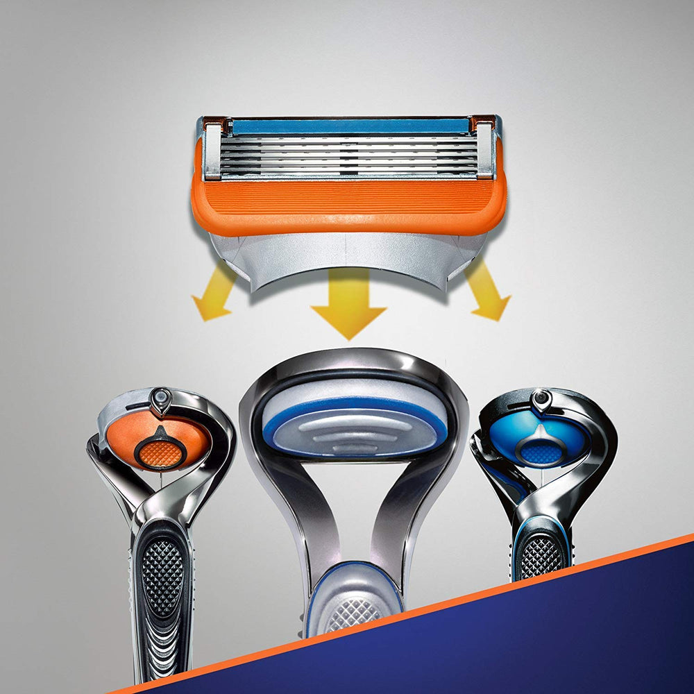 Gillette Fusion 5 Power para un afeitado preciso y suave.