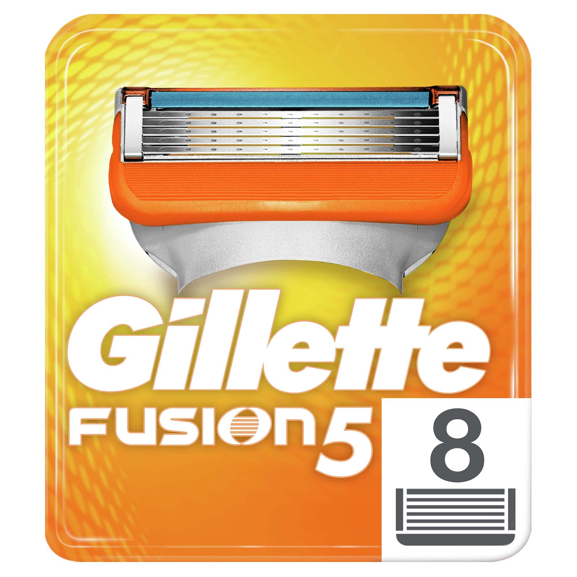 Gillette Fusion5, cinco cuchillas visibles para mayor cobertura y confort.
