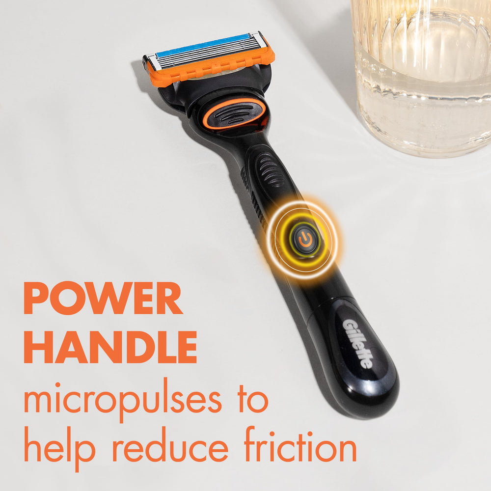 Tira lubricante de Fusion5 Power para un deslizamiento suave.