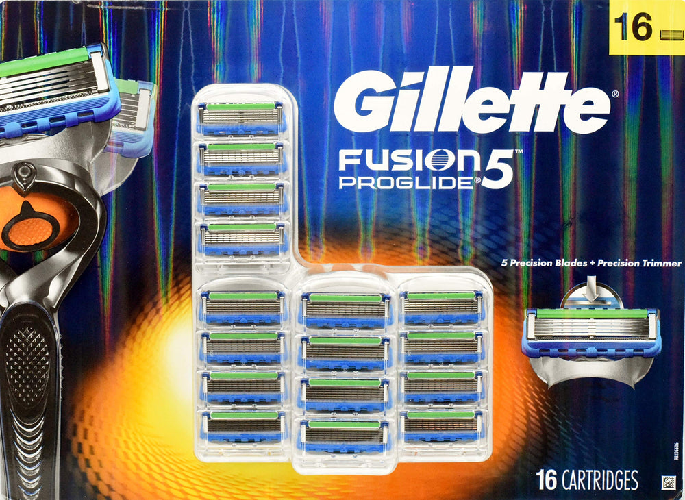 Gillette Fusion5 ProGlide cartuchos 16: afeitado cómodo durante un mes.
