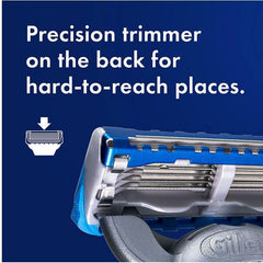 Gillette Fusion5 ProGlide trimmer trasero para zonas difíciles.