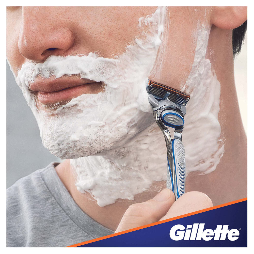 Gillette Fusion5, uso en la piel para un afeitado controlado.