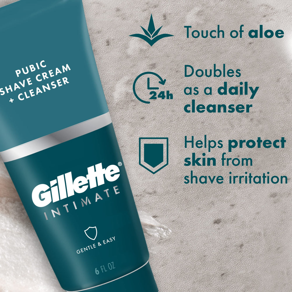 Gillette Intimo jabon-limpieza diaria, limpia y cuida la piel íntima.