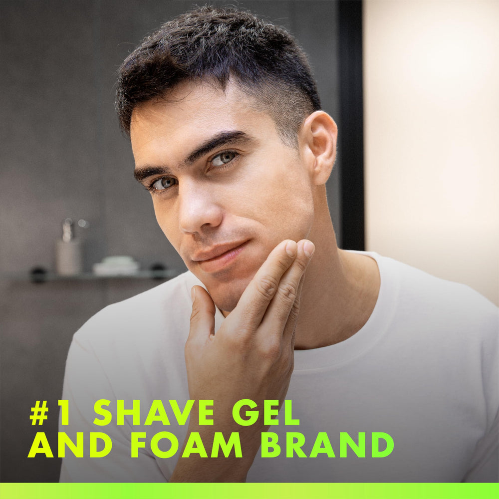 Gel de afeitado Gillette Labs, aplicación fácil para un afeitado rápido.