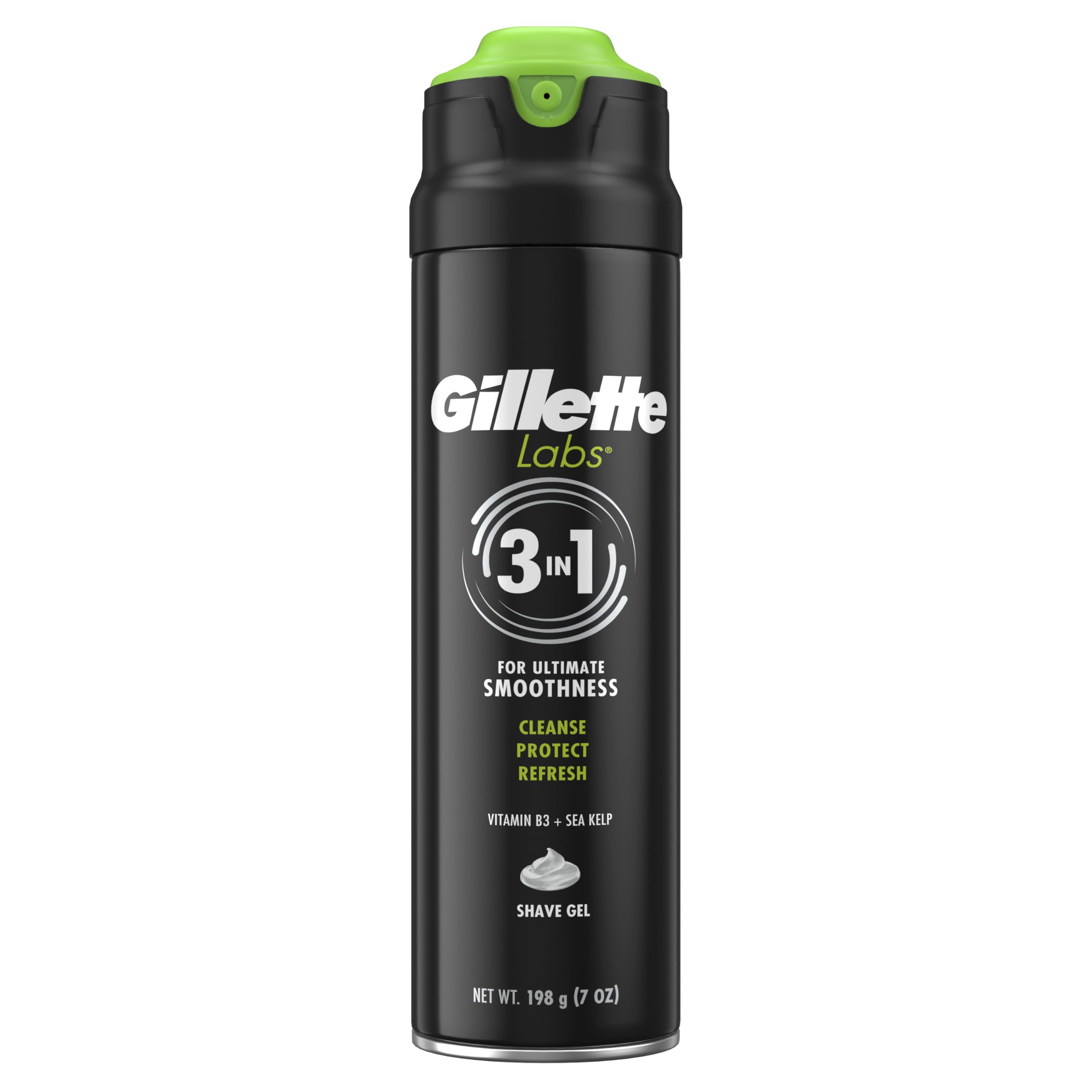 Gel de afeitado Gillette Labs, textura ligera y sensación refrescante.