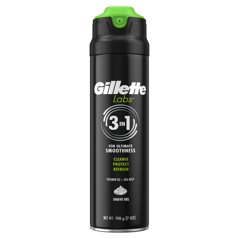 Gel de afeitado Gillette Labs, textura ligera y sensación refrescante.