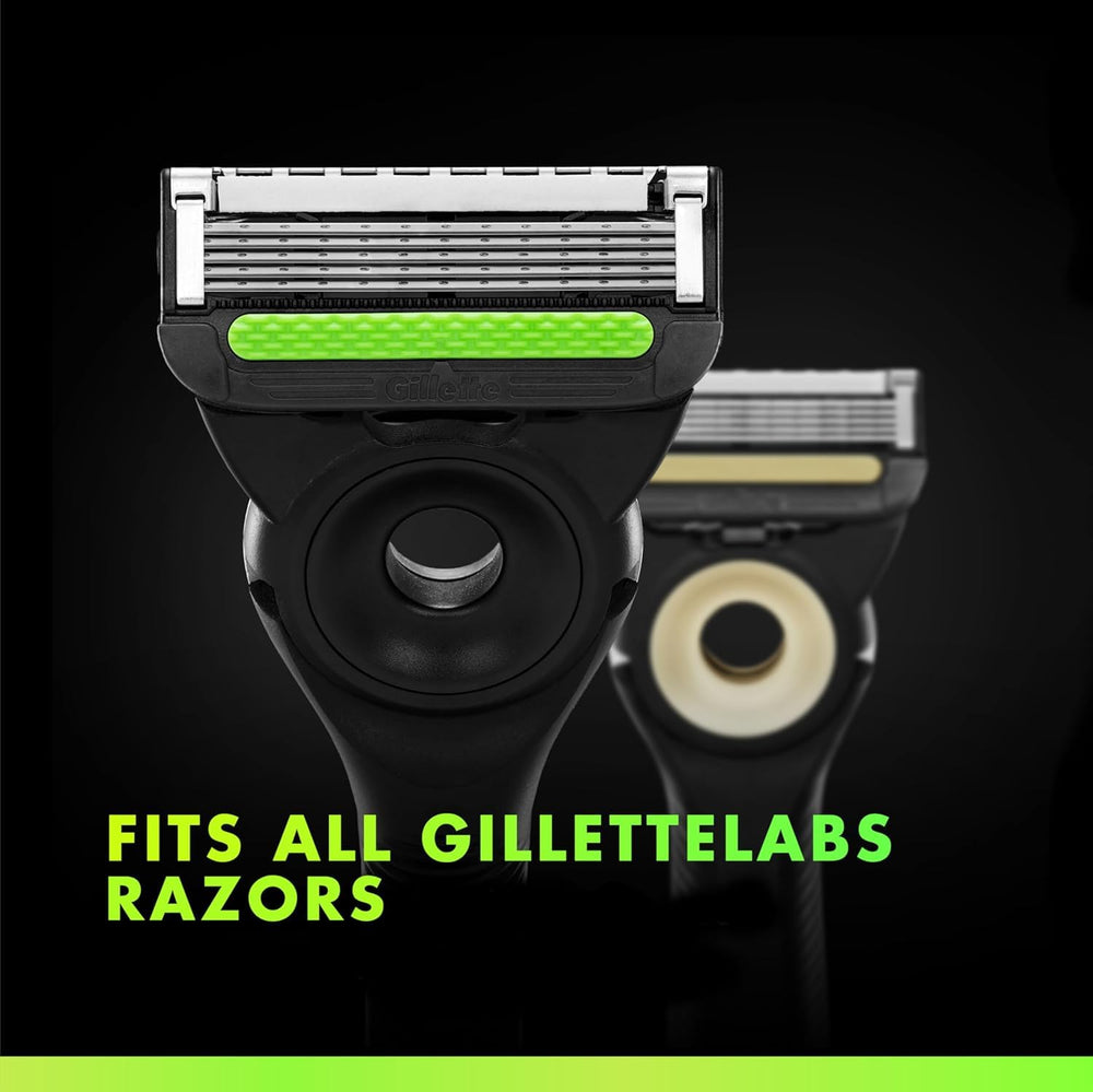 Encaje con clic fácil para cambios rápidos en Gillette Labs.