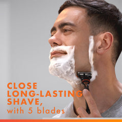 Gillette Mach3 afeitado suave gracias a su diseño de triple hoja.